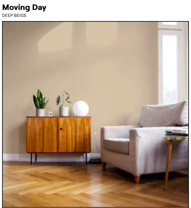 Moving Day - Deep Beige - Coat Paint – Pebble Home & Lifestyle