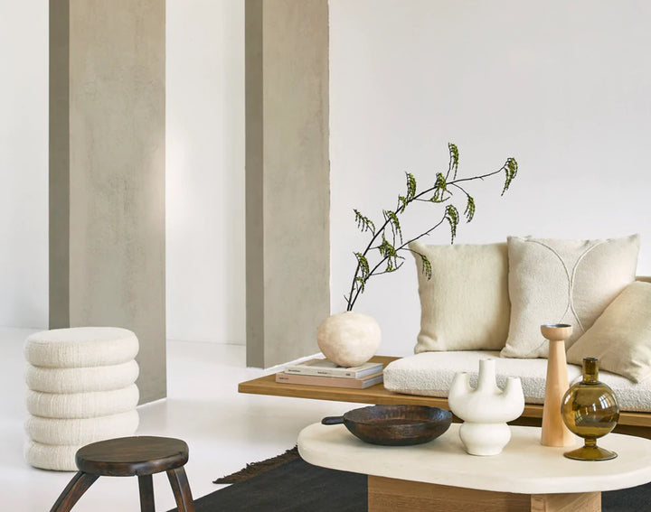 Andria Sherpa Pouf