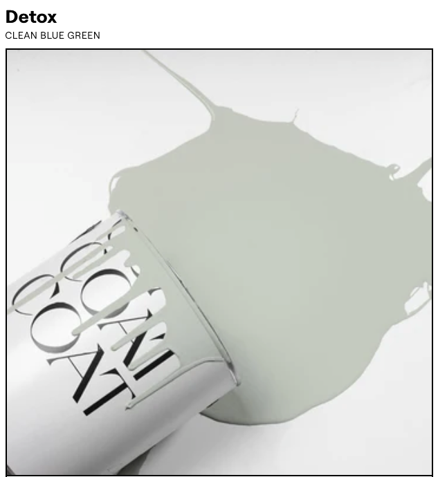 Detox - Clean Blue Green - Coat Paint