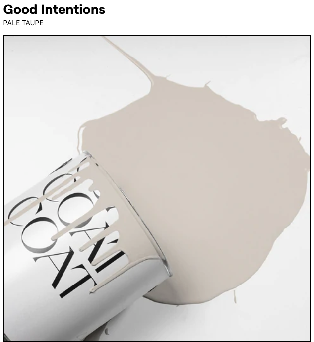 Good Intentions - Pale Taupe - Coat Paint