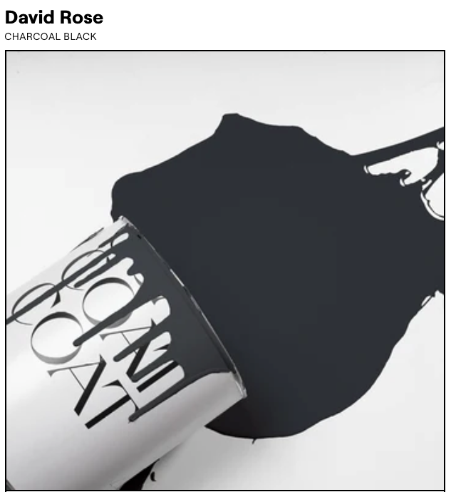 David Rose - Charcoal Black - Coat Paint