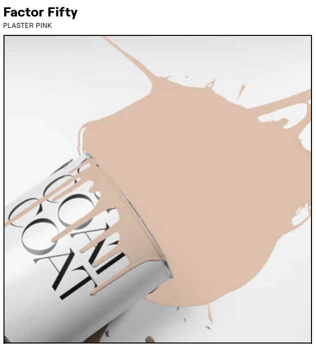 Factor Fifty - Plaster Pink - Coat Paint