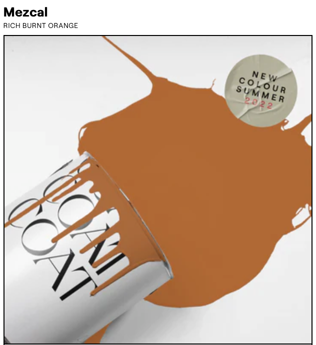 Mezcal - Rich Burnt Orange - Coat Paint