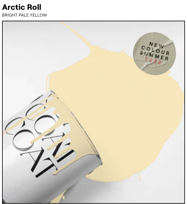 Arctic Roll - Bright Pale Yellow - Coat Paint