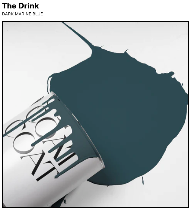 The Drink - Dark Marine Blue - Coat Paint