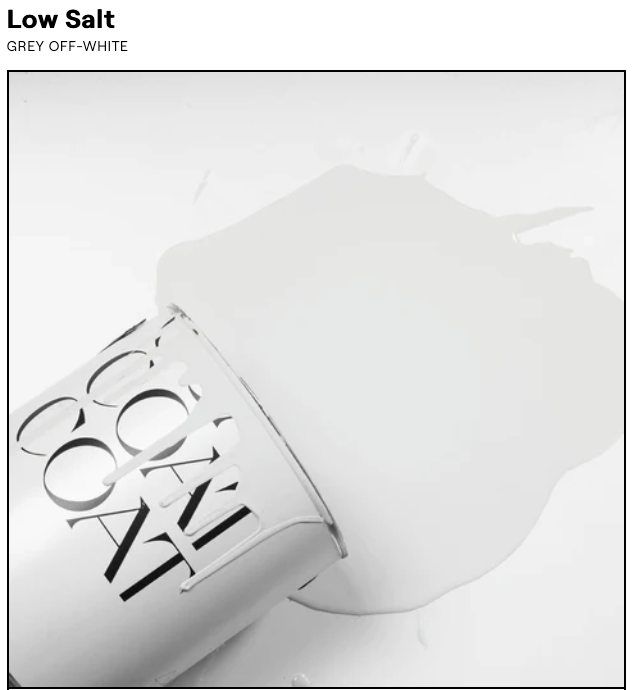 Low Salt - Grey Off-White - Coat Paint