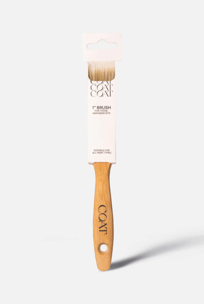 Luxury Eco Paint Brush (1”) - Coat Paint