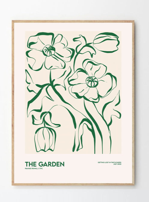 The Garden Framed Print 30x40