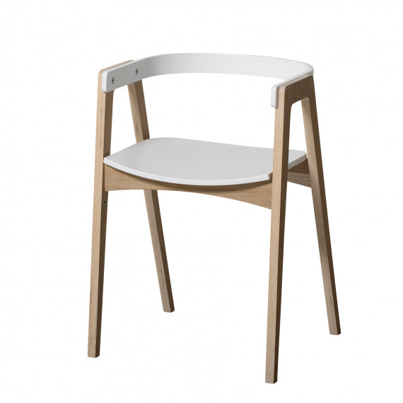 White and Oak Chair