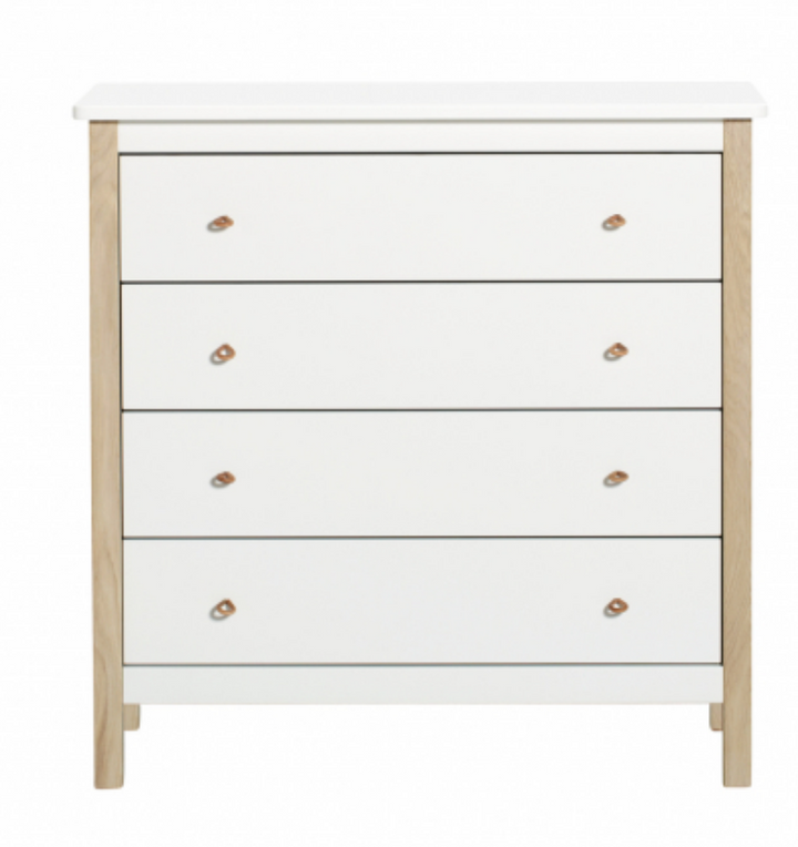 Drawers White And Oak