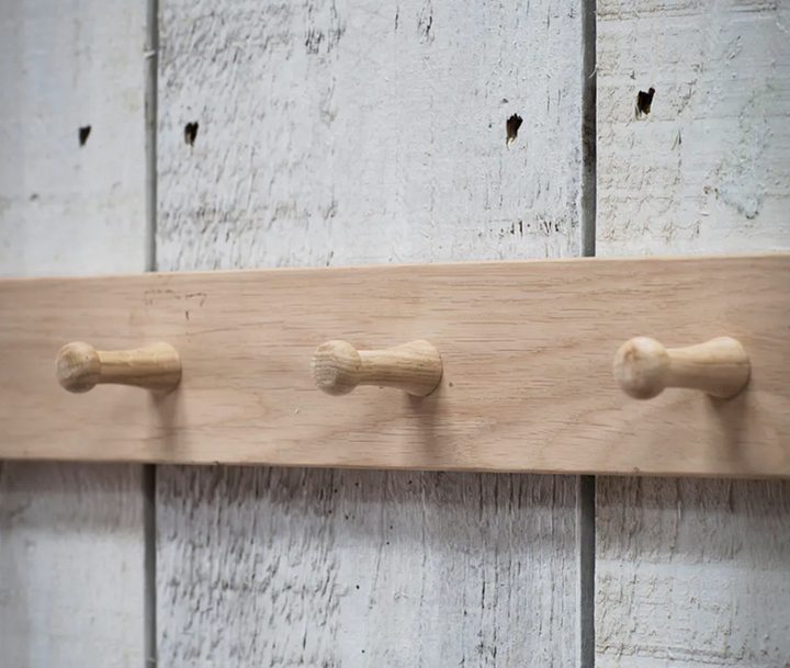 Hambledon Oak Peg Rail 3 Pegs