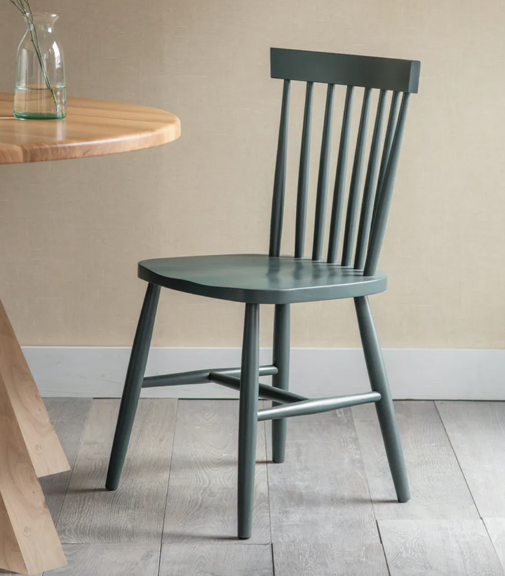 Spindle Dining Chairs (White, Carbon, Natural, Green)