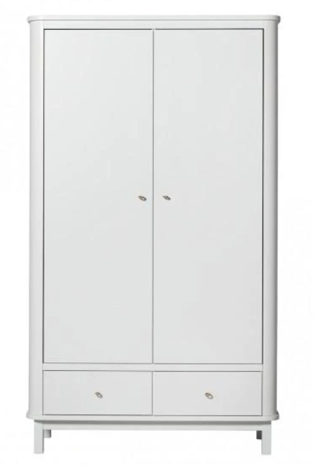 Wardrobe 2 Doors - White