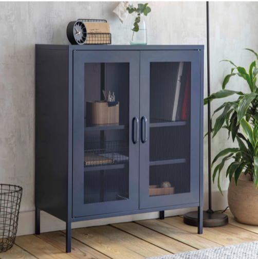 Blue Metal Cabinet