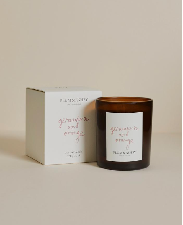 Geranium & Orange Candle