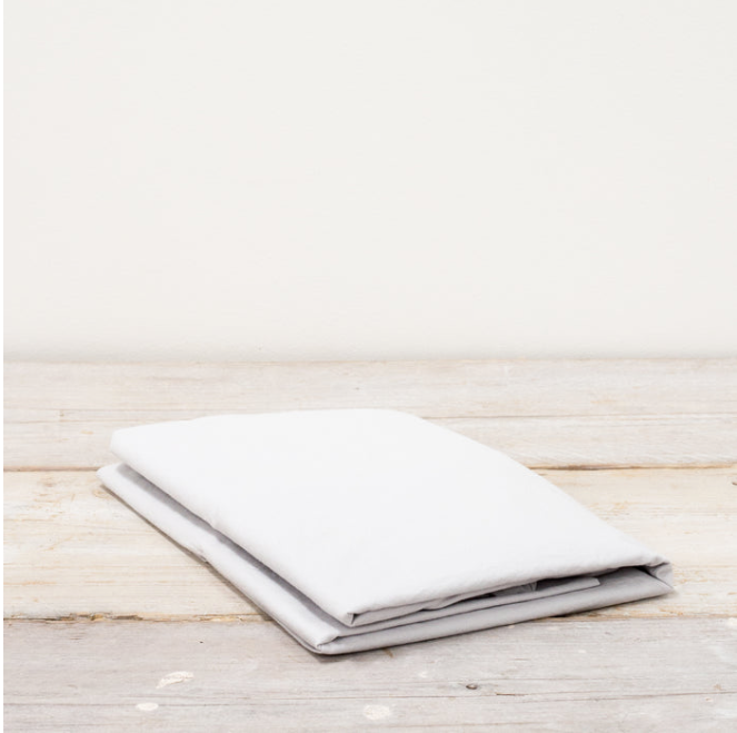 White Cotton Fitted Sheet