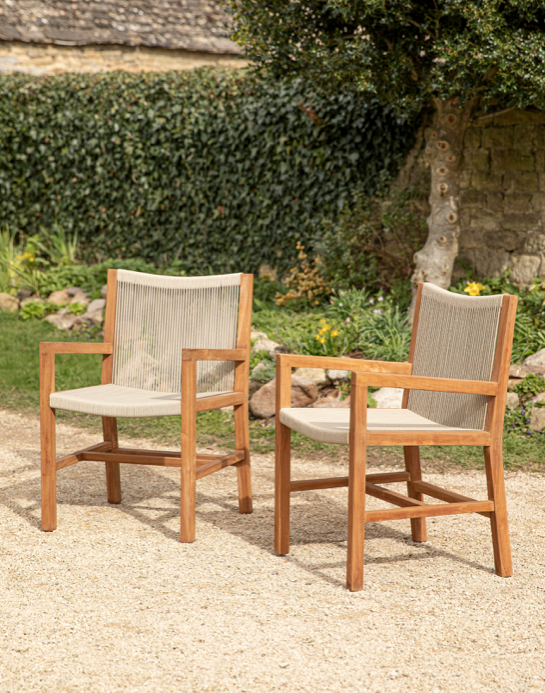 Tyler Outdoor Armchairs (sold as a pair)