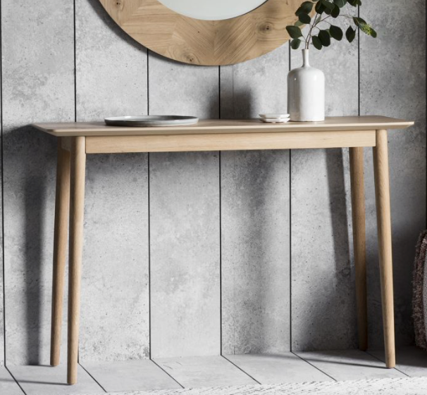 Chevron Console Table