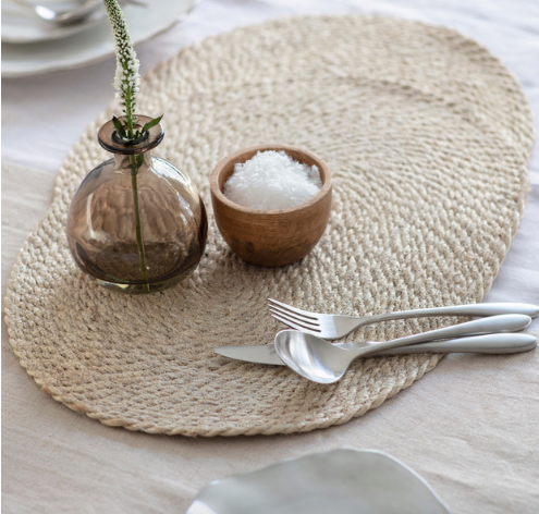 Jute placemat Oval