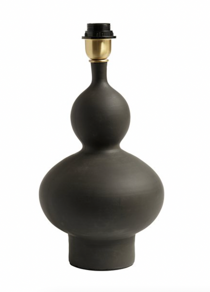 Clay curved lamp