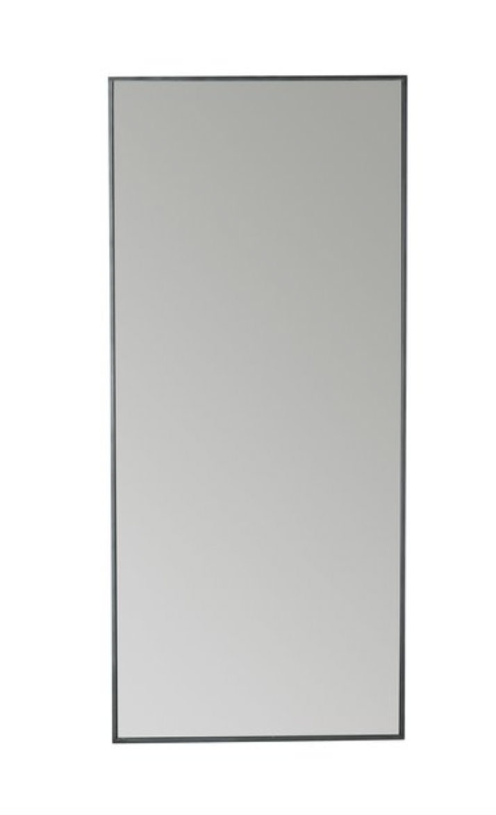 Phantom Black Metal Mirror 80 x 180cm