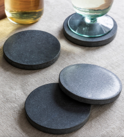 Black Marble Coasters