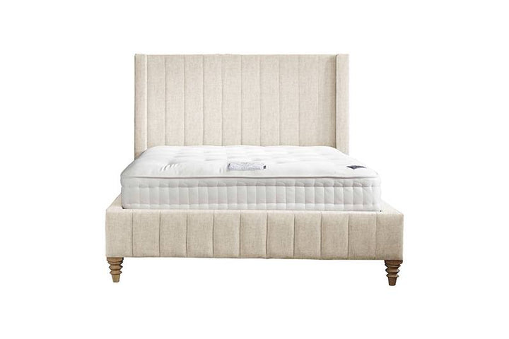 Mia Ribbed Bed frame (different fabrics/ sizes available)