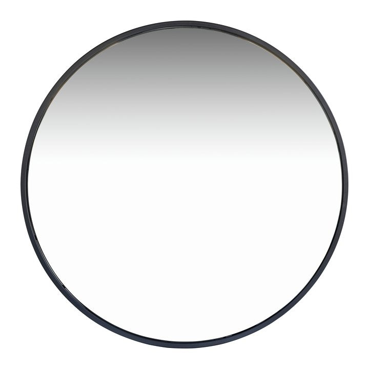 Phantom Round Mirror Black Rim 70cm